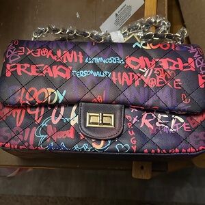 Vibrant Graffiti  Shoulder Bag